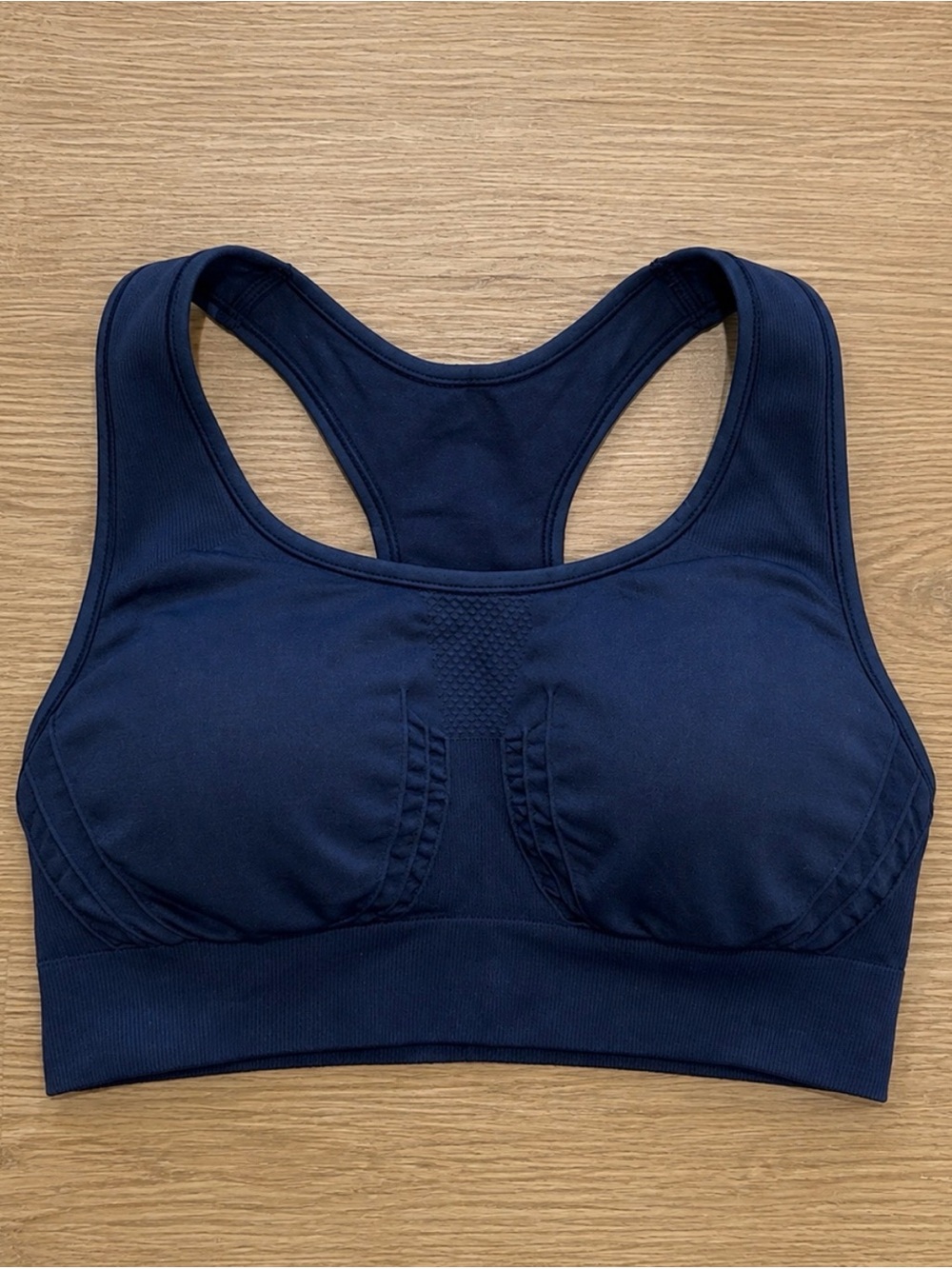 Sunday Navy Seamless Racerback Sports Bra